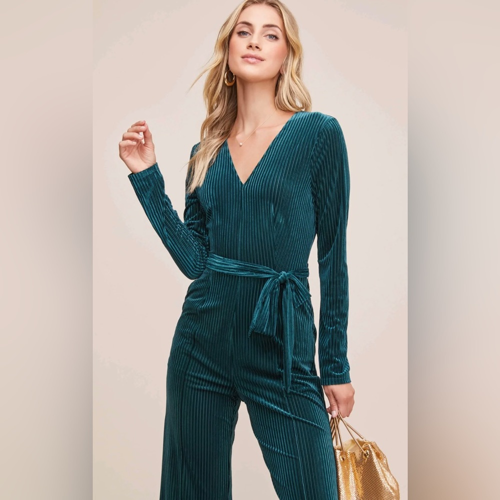 VELVET JUMPSUIT